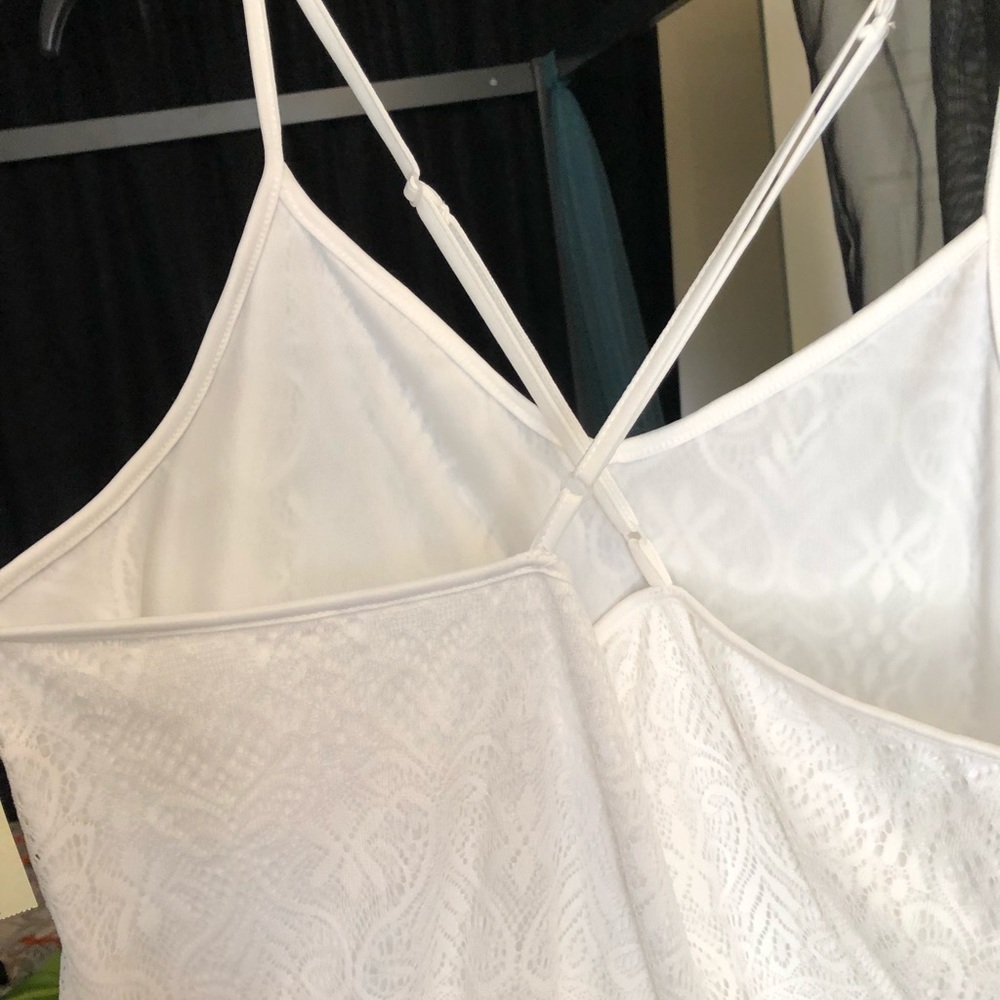 White Lace Bohemian Rompers - Picture 6 of 6